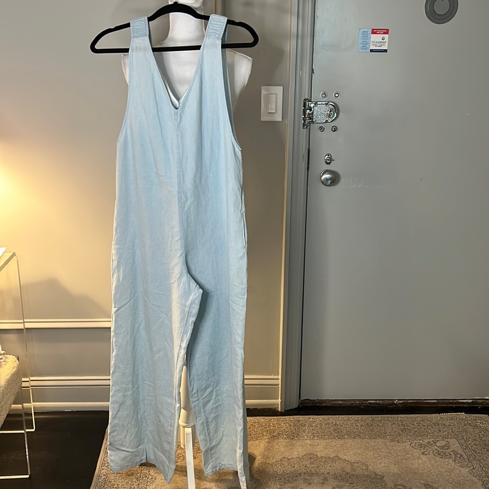 Zara chambray jumpsuit